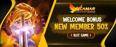 Bonus Selamat Datang 100% New Member promotion banner